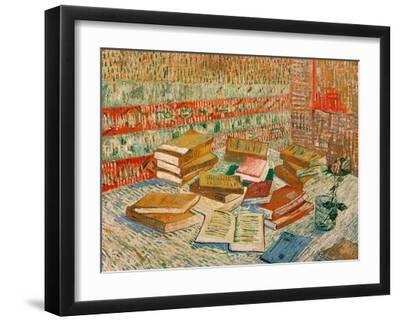 The Yellow Books, c.1887 - Black Framed Art Print Wall Art, 16x12