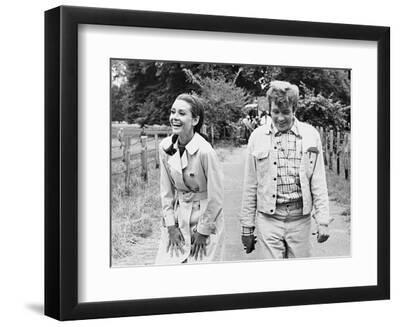 Two for the Road, 1967 - Black Framed Art Print Wall Art, 12x9