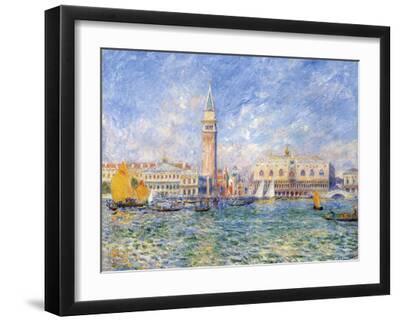 Venice, (The Doge's Palace), 1881 - Black Framed Art Print Wall Art, 16x12